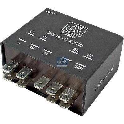 DT Ersatzteile Relais - 3.33004 - 9 Pole, 24V, 21W DT Ersatzteile Relais - 3.33004 - 9 Pole, 24V, 21W