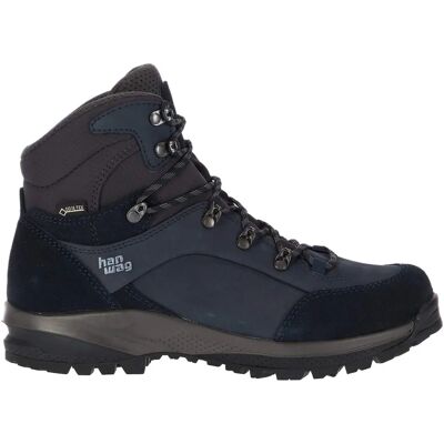 Hanwag Damer Banks Straight Fit Extra GTX Vandrestøvler Navy/Asfalt - Størrelse 6,5 Hanwag Damer Banks Straight Fit Extra GTX Vandrestøvler Navy/Asfalt - Størrelse 6,5