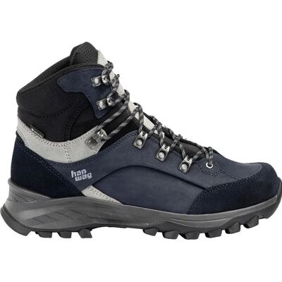 Hanwag Alta Bunion II GTX - Zapatos de senderismo impermeables para Hallux Valgus - Navy / Gris Hanwag Alta Bunion II GTX - Zapatos de senderismo impermeables para Hallux Valgus - Navy / Gris