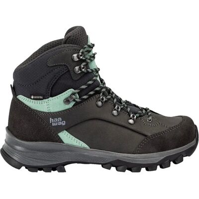 Chaussures de marche Hanwag Alta Bunion II GORE-TEX pour femmes - Gris / Vert - Taille EU 37.5 - Publicité Chaussures de marche Hanwag Alta Bunion II GORE-TEX pour femmes - Gris / Vert - Taille EU 37.5 - Publicité