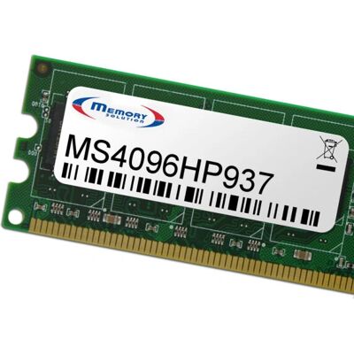 Memory Solution MS4096HP937 4 GB Speicher-Modul - Speicher Modul Memory Solution MS4096HP937 4 GB Speicher-Modul - Speicher Modul