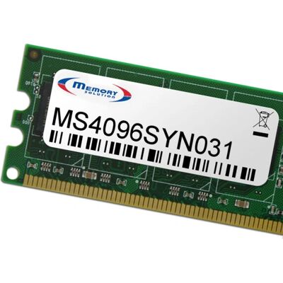 Memorysolution MS4096SYN031 4 GB Speichererweiterung - Speichererweiterung Memorysolution MS4096SYN031 4 GB Speichererweiterung - Speichererweiterung