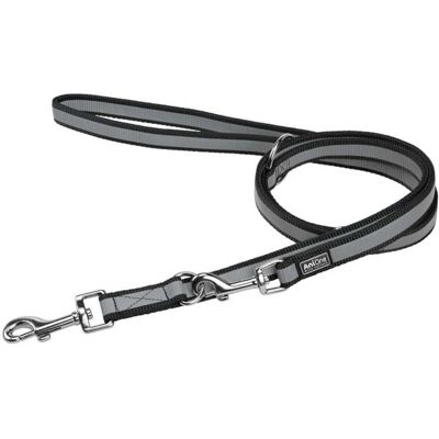 Laisse Réfléchissante AniOne Grise - 2,5 cm Laisse pour Chien - Publicité Laisse Réfléchissante AniOne Grise - 2,5 cm Laisse pour Chien - Publicité