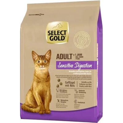 Select Gold Sensitive Verdauung Adult Huhn & Reis - Katzenfutter Select Gold Sensitive Verdauung Adult Huhn & Reis - Katzenfutter