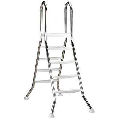 Summer Fun Zwembadtrap - Roestvrij staal, 120cm - Zwembadaccessoire Summer Fun Zwembadtrap - Roestvrij staal, 120cm - Zwembadaccessoire