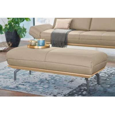 Rolf Benz CR.420 Beigefarbener Sitzhocker - Hocker Rolf Benz CR.420 Beigefarbener Sitzhocker - Hocker