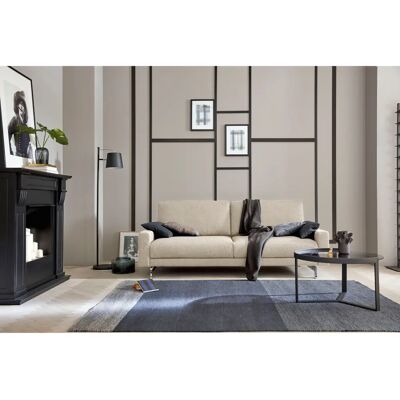 HÜLSTA 3-Sitzer Sofa - Jacquard-Flachgewebe - Chromfüße - Made in Germany HÜLSTA 3-Sitzer Sofa - Jacquard-Flachgewebe - Chromfüße - Made in Germany