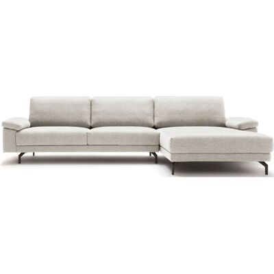 Rolf Benz CR.450 - seidengrau - Recamiere rechts - Sofa Rolf Benz CR.450 - seidengrau - Recamiere rechts - Sofa