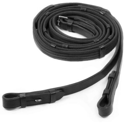 Schockemöhle Sports Gurtzügel mit Zaumhaken WB Black / Silver Schockemöhle Sports Gurtzügel mit Zaumhaken WB Black / Silver