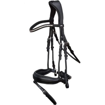 Schockemöhle Sports - Malibu Trensenzaum - Schwarz Schockemöhle Sports - Malibu Trensenzaum - Schwarz