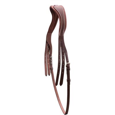 Schockemöhle Sports Licol pour chevaux Royal Oak/Cream/Silver - Licol - Publicité Schockemöhle Sports Licol pour chevaux Royal Oak/Cream/Silver - Licol - Publicité