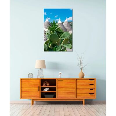 QUEENCE Elma Acrylglasbild - Landschaft, 70x50cm, Blau QUEENCE Elma Acrylglasbild - Landschaft, 70x50cm, Blau
