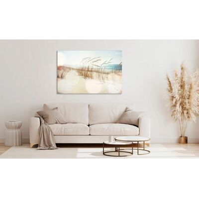 QUEENCE Estan Acrylglasbild - Strand, 60x40cm, Beige QUEENCE Estan Acrylglasbild - Strand, 60x40cm, Beige