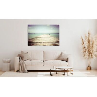 QUEENCE Etzel Acrylglasbild - Grün, Beige - Modernes Rechteck-Design QUEENCE Etzel Acrylglasbild - Grün, Beige - Modernes Rechteck-Design