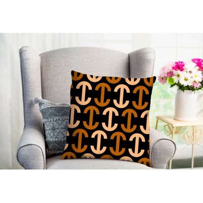 QUEENCE - Fax - schwarz - 40x40 cm - Pillow Cover QUEENCE - Fax - schwarz - 40x40 cm - Pillow Cover