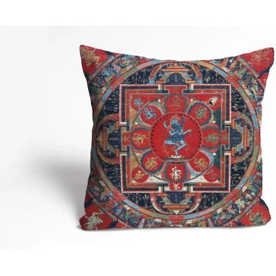 QUEENCE Buddha Dekokissen - 40x40cm - Orientalischer Stil QUEENCE Buddha Dekokissen - 40x40cm - Orientalischer Stil