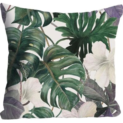 QUEENCE Blumen Dekokissen - 40x40cm, Polyester, Ohne Füllung QUEENCE Blumen Dekokissen - 40x40cm, Polyester, Ohne Füllung