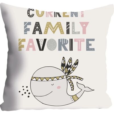 QUEENCE Family Favorite - Dekokissen - 40x40 cm QUEENCE Family Favorite - Dekokissen - 40x40 cm