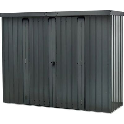 FLORAWORLD Gartenschrank - Stahl, abschließbar, 228x181x76cm FLORAWORLD Gartenschrank - Stahl, abschließbar, 228x181x76cm