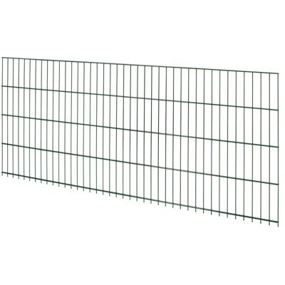 FLORAWORLD Doppelstabmatte - 83x201cm - Stahl - Grün - Doppelstab-Matte - Wetterbeständig FLORAWORLD Doppelstabmatte - 83x201cm - Stahl - Grün - Doppelstab-Matte - Wetterbeständig