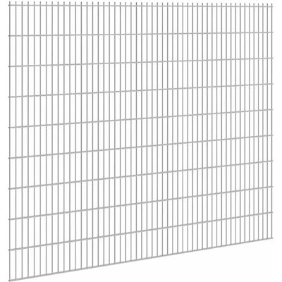 FLORAWORLD - Doppelstabmatte 183x251x2,3 cm - silber FLORAWORLD - Doppelstabmatte 183x251x2,3 cm - silber