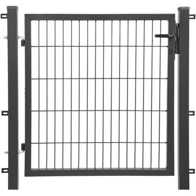 FLORAWORLD Einzeltor comfort - anthrazit - 100 x 120 cm - Tor FLORAWORLD Einzeltor comfort - anthrazit - 100 x 120 cm - Tor