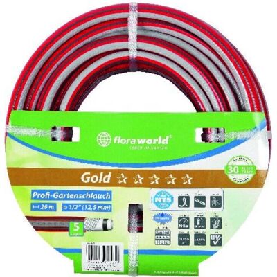Floraworld Gartenschlauch - 3/4" 10m NTS rot Floraworld Gartenschlauch - 3/4" 10m NTS rot