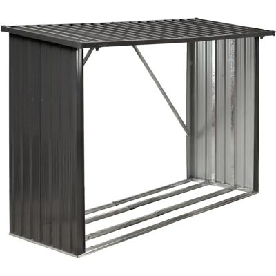 Floraworld Stahl-Kaminholzregal XL - Praktischer Holzunterstand Floraworld Stahl-Kaminholzregal XL - Praktischer Holzunterstand