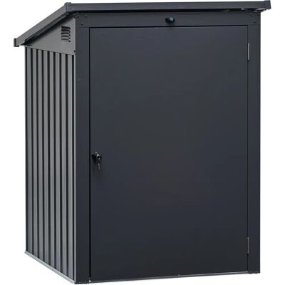 Floraworld Stahlschuppen für 240L Mülltonne - Anthrazit Floraworld Stahlschuppen für 240L Mülltonne - Anthrazit