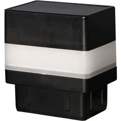 Floraworld LED-Zaunpfostenkappe - 2er Set - Für 60x40 mm Pfosten - Schwarz Floraworld LED-Zaunpfostenkappe - 2er Set - Für 60x40 mm Pfosten - Schwarz