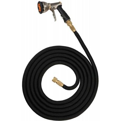 Floraworld Gartenschlauch Verlängerbar bis 30m mit Messing-Armaturen - Gartenschlauch Floraworld Gartenschlauch Verlängerbar bis 30m mit Messing-Armaturen - Gartenschlauch