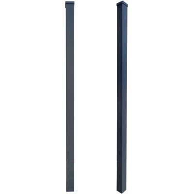 Unbranded - Alu Zaunpfosten - 6.3x160 - schwarz - Fence post Unbranded - Alu Zaunpfosten - 6.3x160 - schwarz - Fence post
