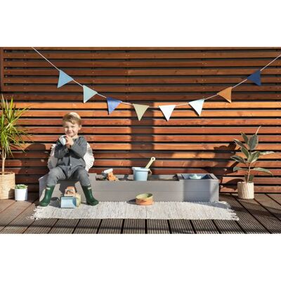 MUDDY BUDDY Space Saver Sandkasten - FSC Holz, Kompakt, für Kinder MUDDY BUDDY Space Saver Sandkasten - FSC Holz, Kompakt, für Kinder