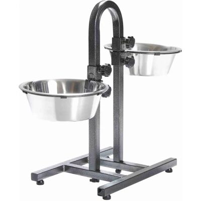 Trixie Dog/Cat Bowl - Adjustable Stainless Steel Feeding Station Trixie Dog/Cat Bowl - Adjustable Stainless Steel Feeding Station