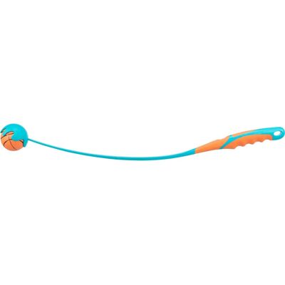 Giocattolo per cani Trixie - Schiuma e plastica, 60cm, Arancione/Grigio Giocattolo per cani Trixie - Schiuma e plastica, 60cm, Arancione/Grigio