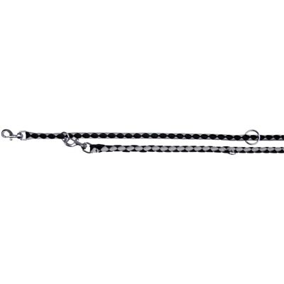 Smycz TRIXIE 14361 dla psa/kota - 2m Nylon Srebrny Czarny Smycz TRIXIE 14361 dla psa/kota - 2m Nylon Srebrny Czarny