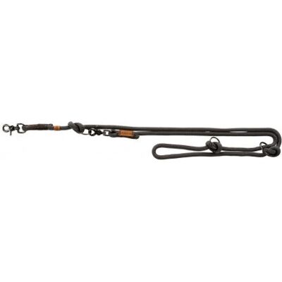 TRIXIE Hundeleine - 2m verstellbares Tau Dunkelgrau Braun - Hundetyp: Verstellbar TRIXIE Hundeleine - 2m verstellbares Tau Dunkelgrau Braun - Hundetyp: Verstellbar