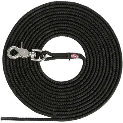 Trixie Schwarze 10m Hundeleine mit Trigger-Karabiner Trixie Schwarze 10m Hundeleine mit Trigger-Karabiner