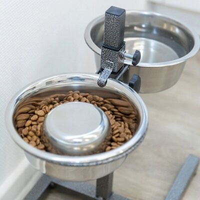 Trixie Slow Feeding Stainless Steel Dog Bowl - 17cm - Pet Feeding Dish Trixie Slow Feeding Stainless Steel Dog Bowl - 17cm - Pet Feeding Dish