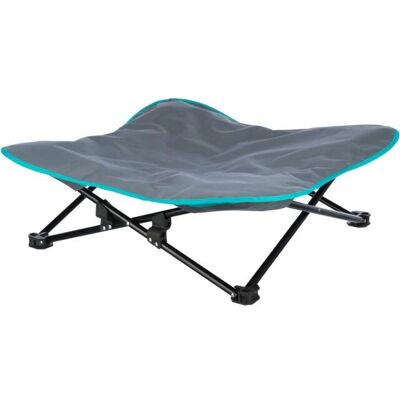 Trixie Hunde/Katzenbett - Tragbar, 69x69x20 cm, Dunkelgrau/Petrol - Hund/Katze Bett Trixie Hunde/Katzenbett - Tragbar, 69x69x20 cm, Dunkelgrau/Petrol - Hund/Katze Bett