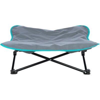 Trixie Camping-Bett - 88x32x88cm grau/petrol Trixie Camping-Bett - 88x32x88cm grau/petrol