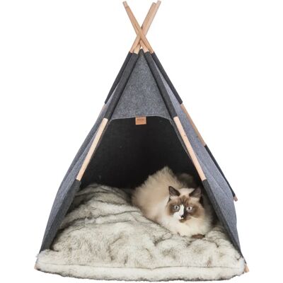 Trixie Casa per Gatti - 70x70x70cm - Antracite Trixie Casa per Gatti - 70x70x70cm - Antracite