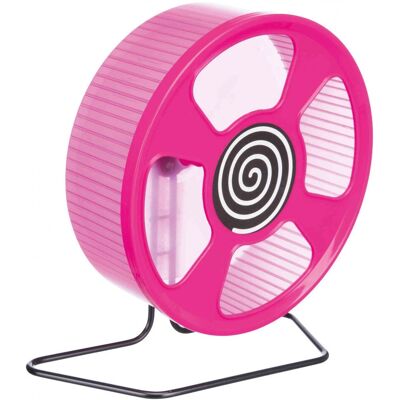Ruota per esercizio Trixie per piccoli animali - 20cm Plastica - Rosa Ruota per esercizio Trixie per piccoli animali - 20cm Plastica - Rosa