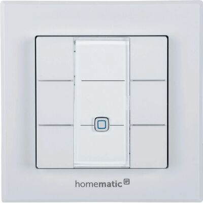 HomeMatic HMIP-WRC6 Bianco - Interruttore wireless a 6 pulsanti - Domotica HomeMatic HMIP-WRC6 Bianco - Interruttore wireless a 6 pulsanti - Domotica
