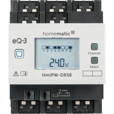Homematic IP HMIPW-DRS8 Smart Home Schaltaktor - 8 Kanäle Homematic IP HMIPW-DRS8 Smart Home Schaltaktor - 8 Kanäle