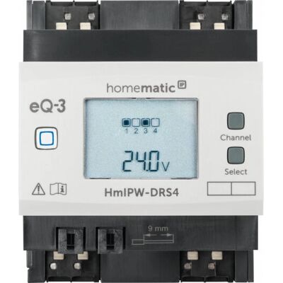 Homematic IP HMIPW-DRS4 - 4-fach Schaltaktor Homematic IP HMIPW-DRS4 - 4-fach Schaltaktor