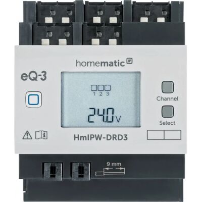 Homematic IP HmIPW-DRD3 3-Kanal Dimmaktor Homematic IP HmIPW-DRD3 3-Kanal Dimmaktor