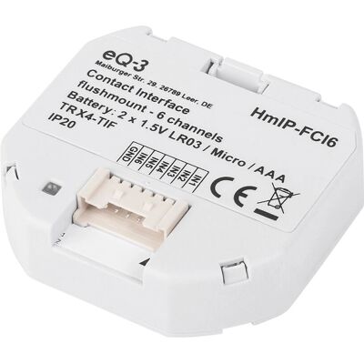 Homematic IP HmIP-FCI6 Lichtschalter Weiß - Smart-Home Sicherheit Homematic IP HmIP-FCI6 Lichtschalter Weiß - Smart-Home Sicherheit