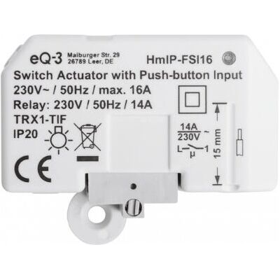 Interruttore luci Homematic IP HMIP-FSI16 - Automazione Casa Interruttore luci Homematic IP HMIP-FSI16 - Automazione Casa
