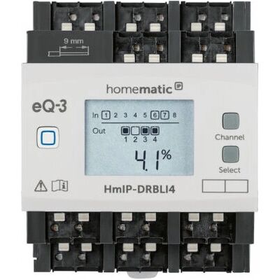 Homematic IP HMIP-DRBLI4 Light Switch - Relay for Blinds Homematic IP HMIP-DRBLI4 Light Switch - Relay for Blinds